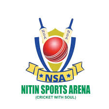 Nitin Sports Arena cricket academy logo